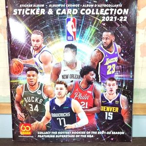 BRAND NEW 2021/22 Panini NBA Basketball Sticker & Card Collection Box